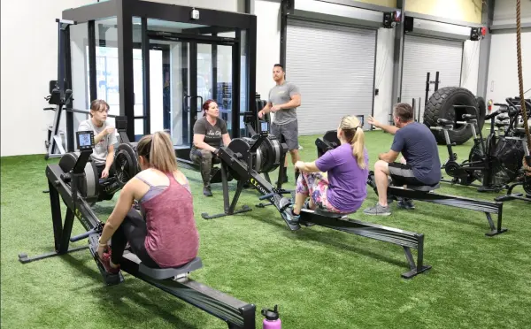 Group fitness boot camp and personal training